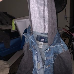 Blue Denim/ Sweater Jacket